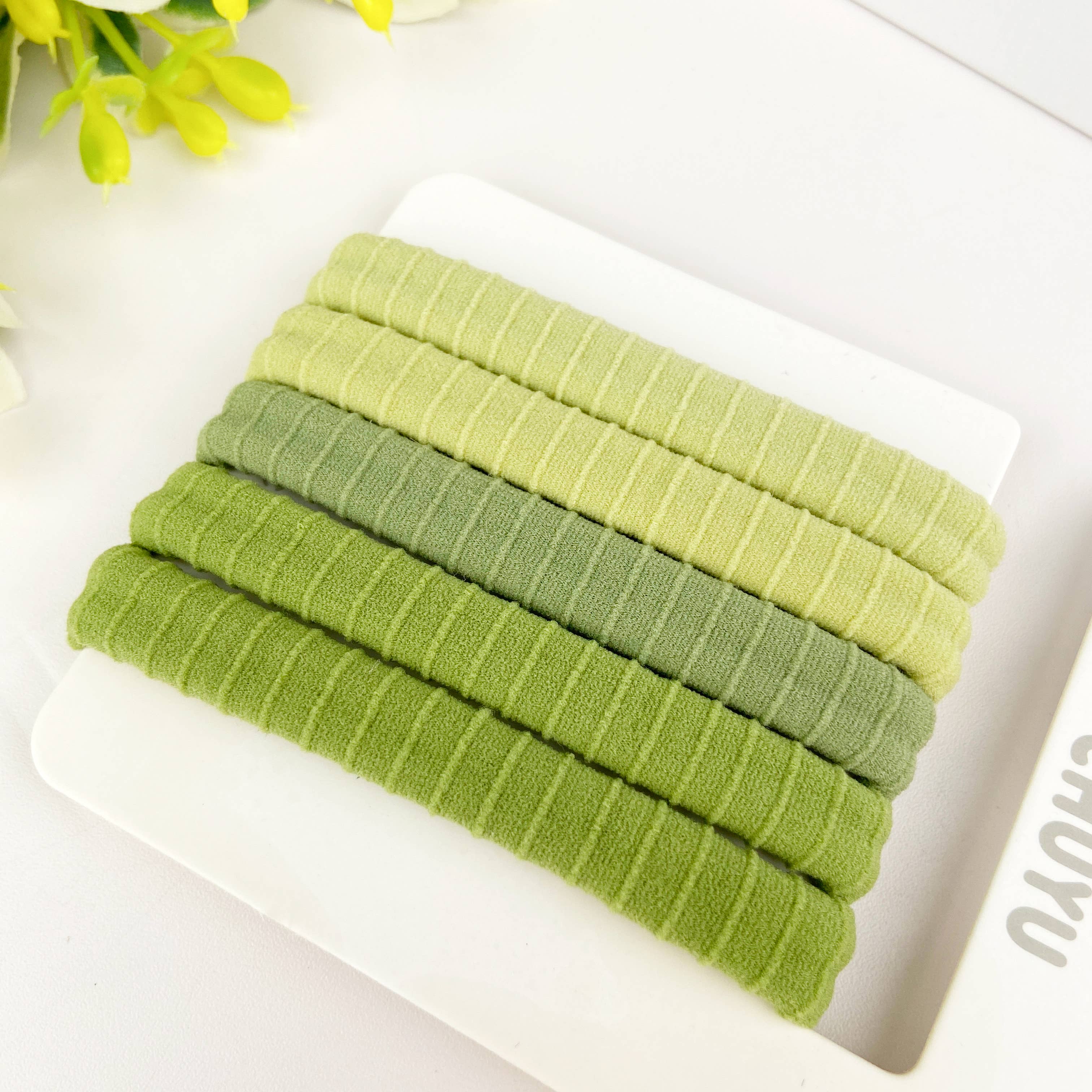 TheDivaSoap - Wholesale Hair Tie - 5pcs High elastic daily basic rubber band ponytail hair tie7