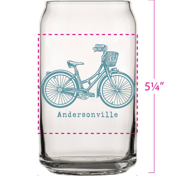 Counter Couture - Wholesale Drinking glass/cup - Customizable 16 oz Beer Glass – One-Color Print8