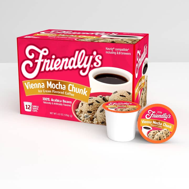 Two Rivers Coffee - Wholesale Coffee Pods - Friendly's Vienna Mocha Chunk Coffee Pods