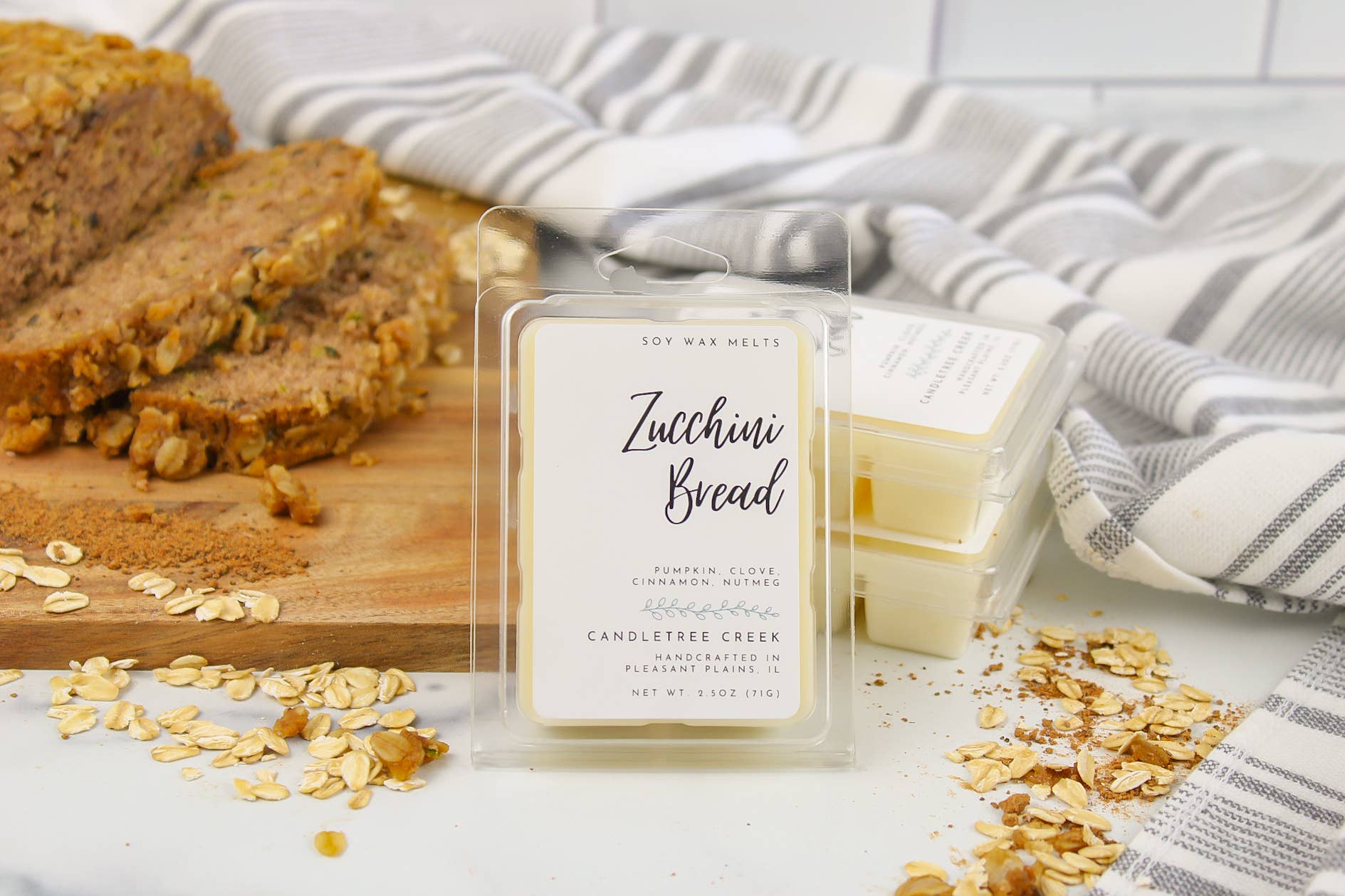 Candletree Creek - Wholesale Wax Melt - Zucchini Bread Wax Melts