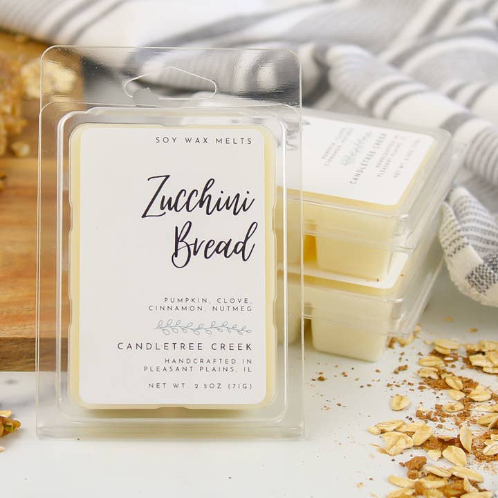Candletree Creek - Wholesale Wax Melt - Zucchini Bread Wax Melts0