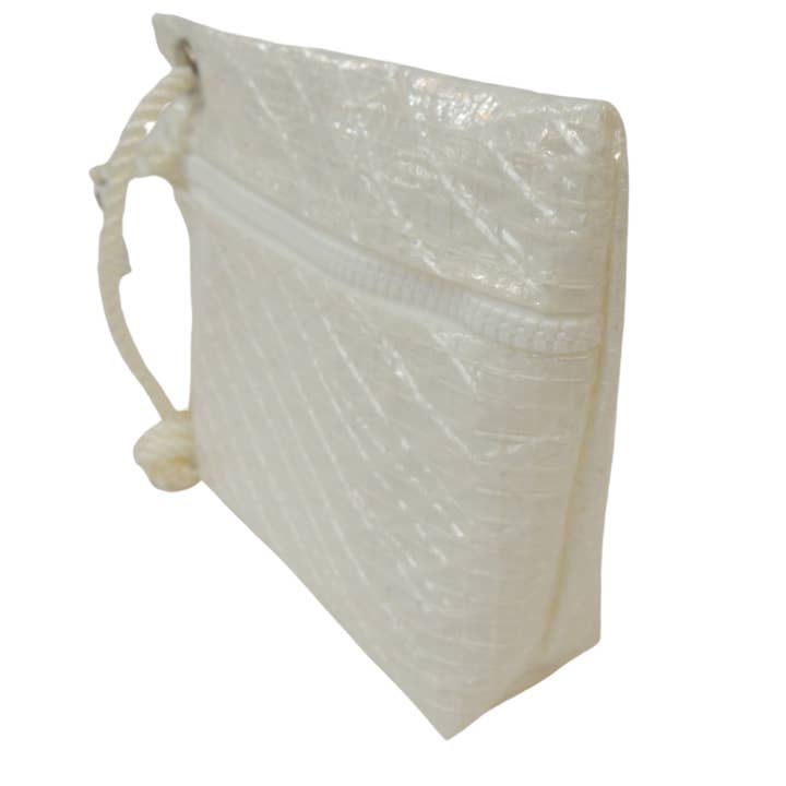Mainland Canvas - Wholesale Wristlet - Wristlet, White Laminate Sailcloth