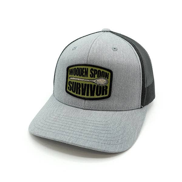 Shield Republic – wholesale Trucker hat – Men's – Wooden Spoon Survivor Woven Patch Hat1