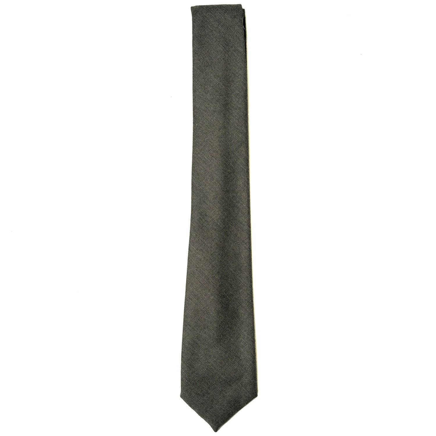 Black Liberty London Grey Wool Tie for wholesale on Faire1