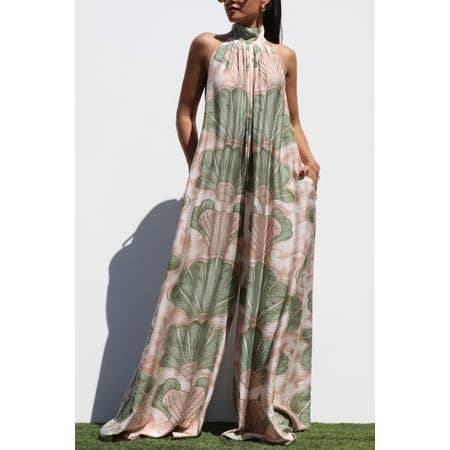 Esmeray Clothing - Vendita all'ingrosso Tuta intera - Donna - TUTA HALTER BREZZA MARINA5