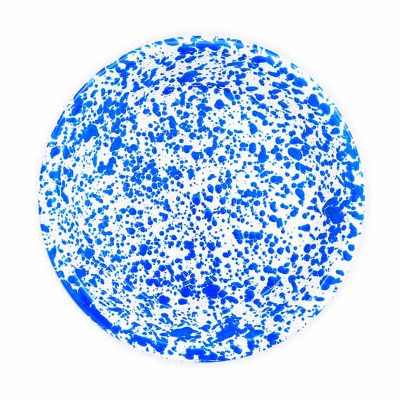 Prato de torta de esmalte Splatter por atacado de Crow Canyon Home