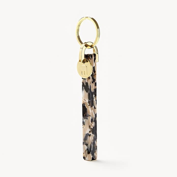 MACHETE - Wholesale Keychain - Unisex - Bar Keychain in Abalone - Gold0
