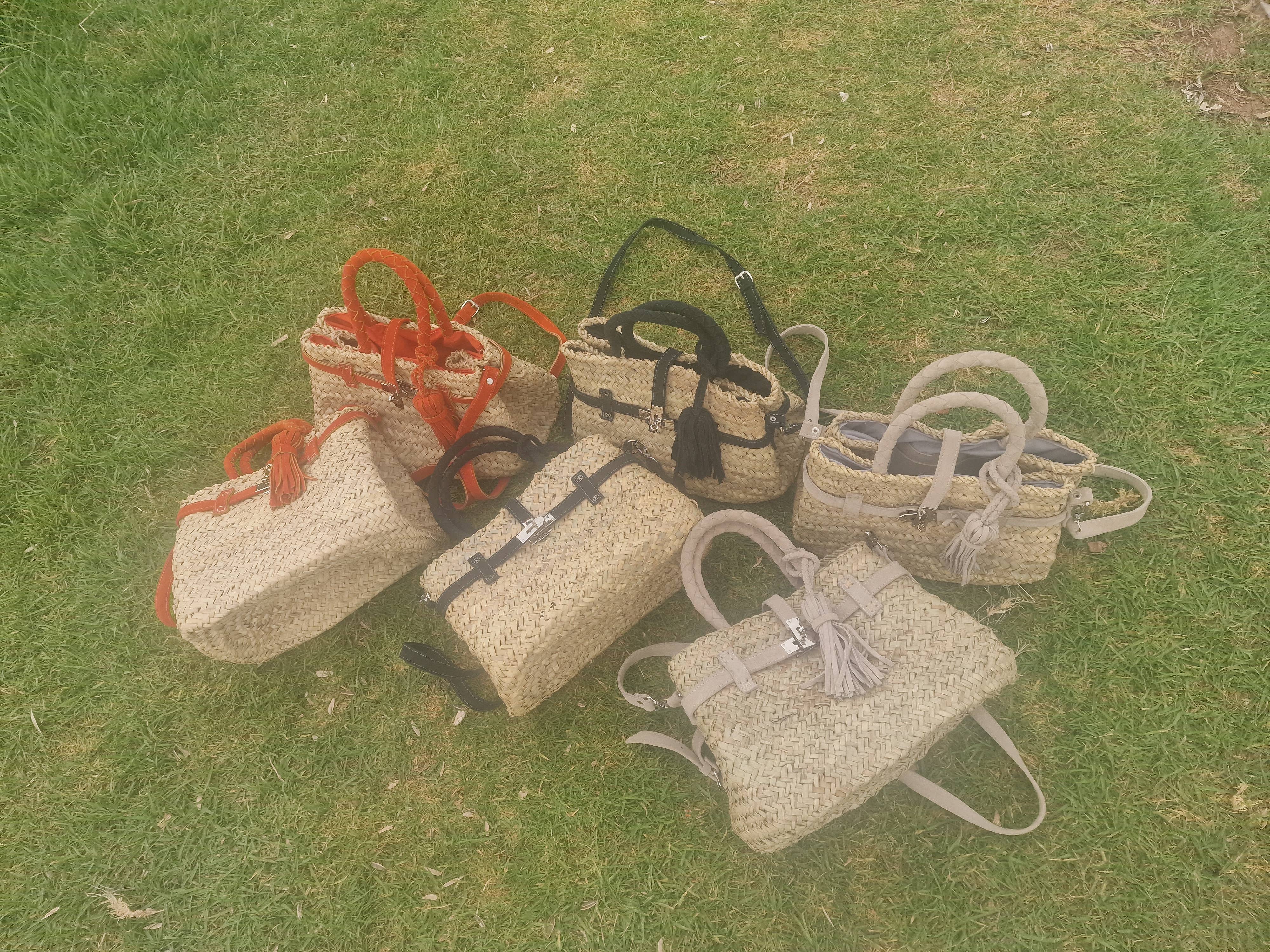 martitec – wholesale Strandväska – Korgväska med flätade mockahandtag och shoppingväska7