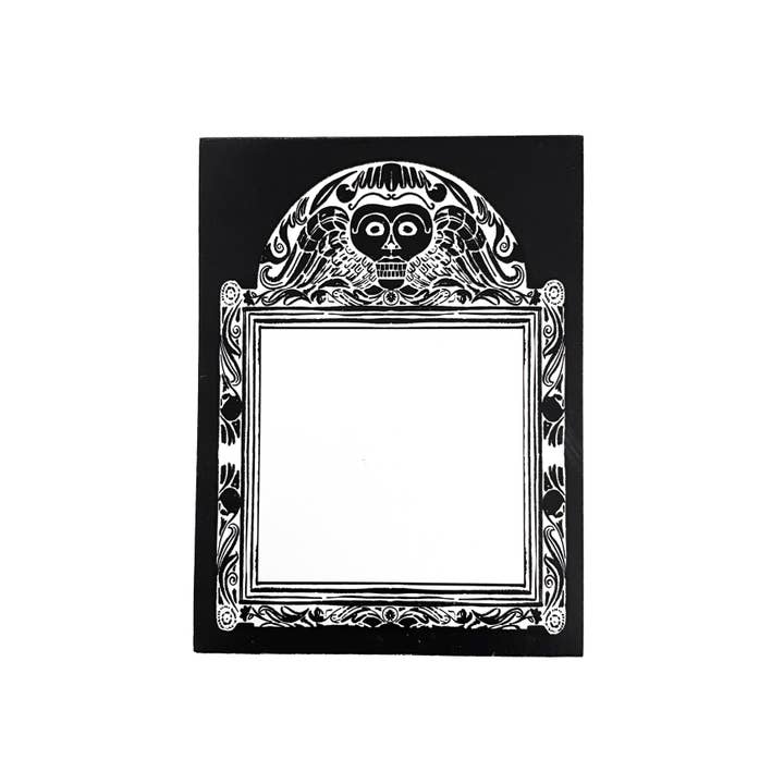 drawn by water - Wholesale Notepad - Gravestone List pad, Memento Mori Notepad, Goth Stationery 3