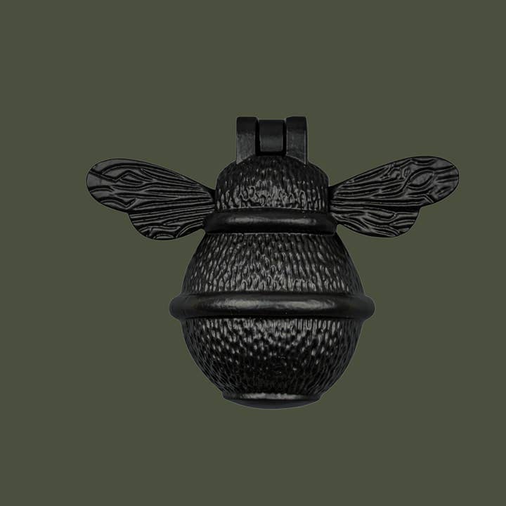 Brass bee – wholesale Knob/pull – Brass Bee Door Knocker - Black Finish
