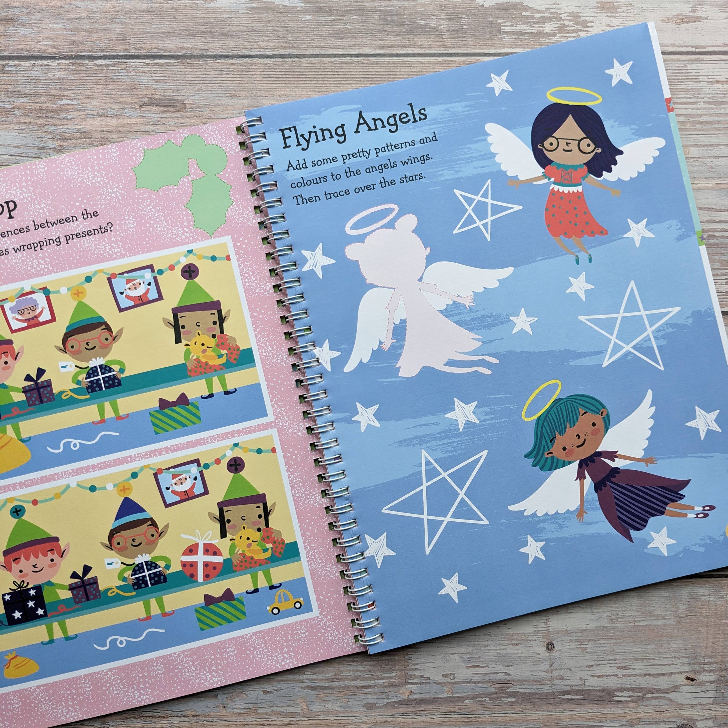 Robert Frederick Ltd – wholesale Sticker – Child & baby – Big Sticker Book Christmas - Elves3