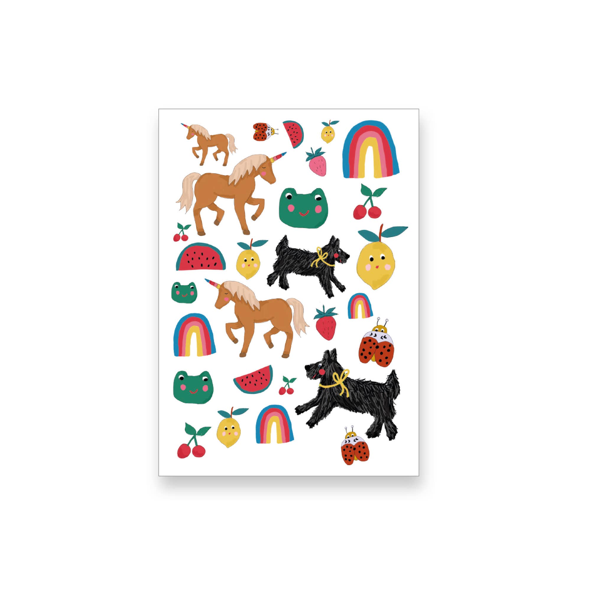 MIAO Papeterie - Wholesale Temporary Tattoo - Kids - Frog | Tattoo sheet1