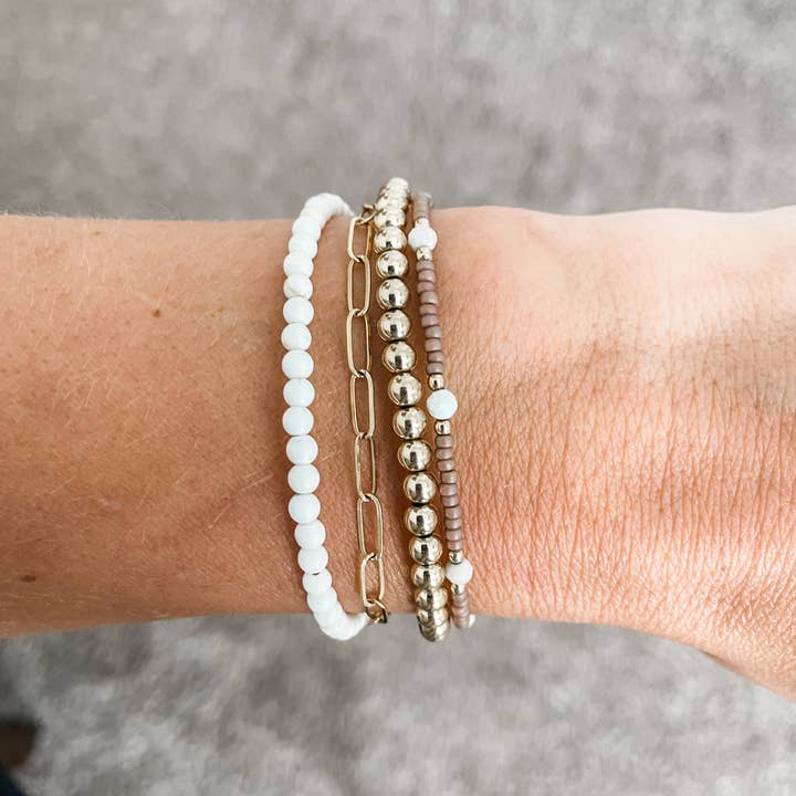 4mm Goldie Bracelet for wholesale by Joyful Bead Company