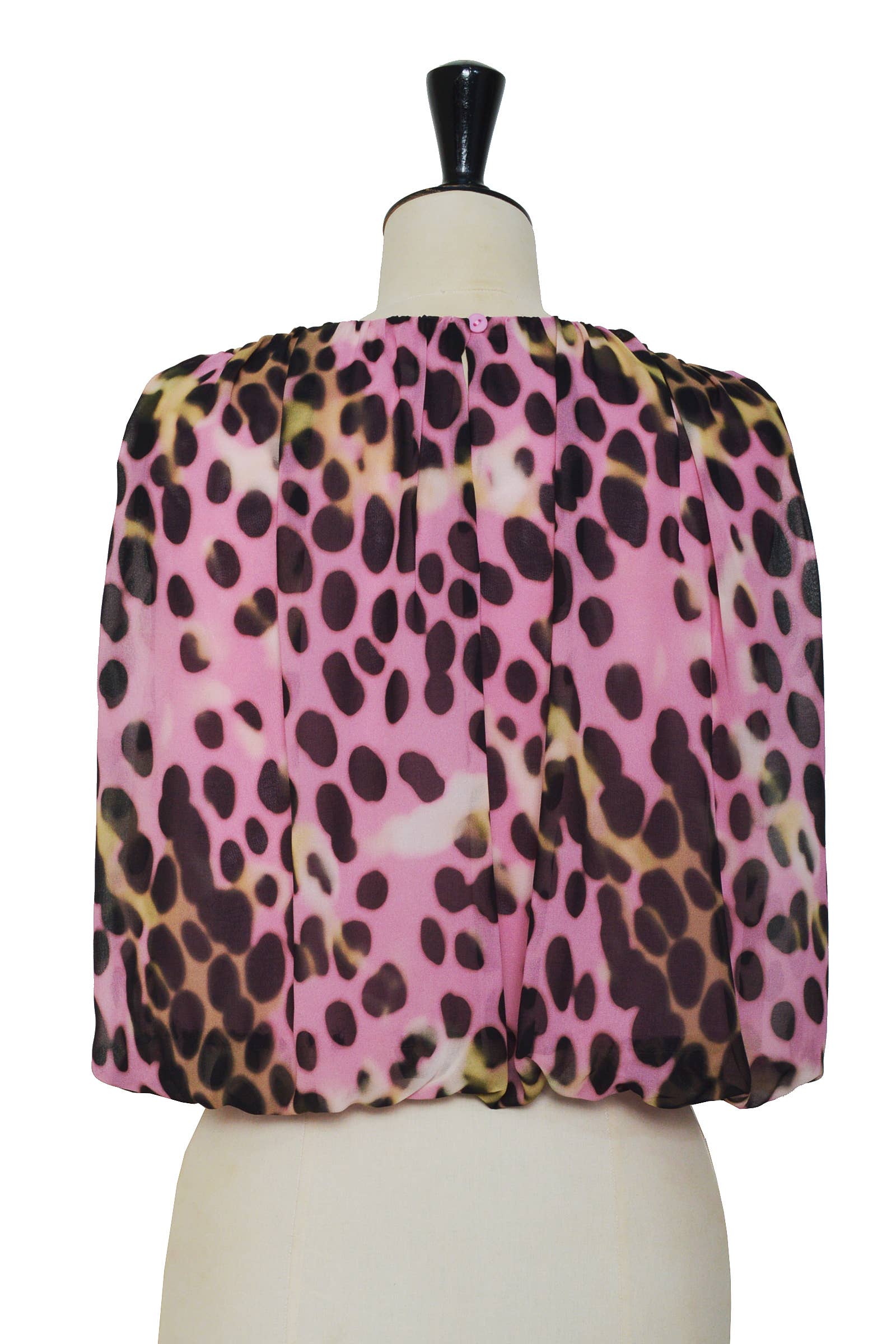 ELLI WHITE – wholesale Blouse – Women’s – Sleeveless fluid top with leopard print4