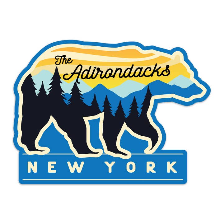 Adirondacks New York Bear Mini klistermärke 20 ct för wholesale av RetroPlanet