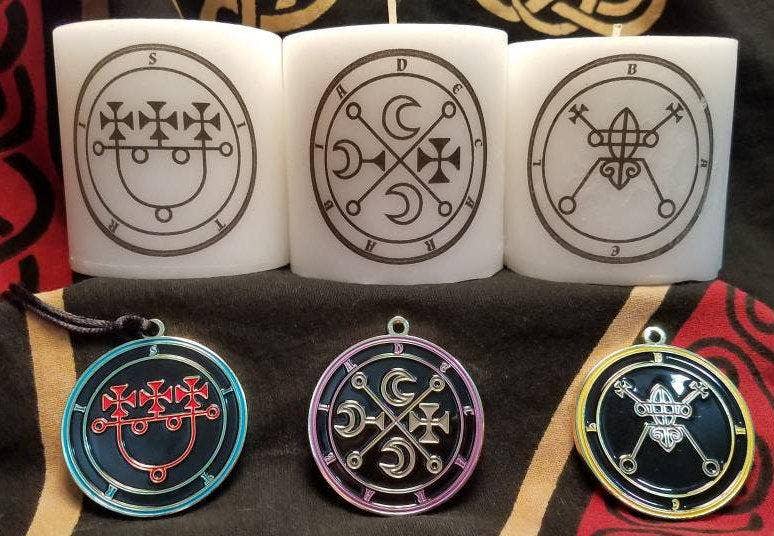 Goetic Impressions - Wholesale Votive Candle - Custom Goetia Demon Sigil Candle2