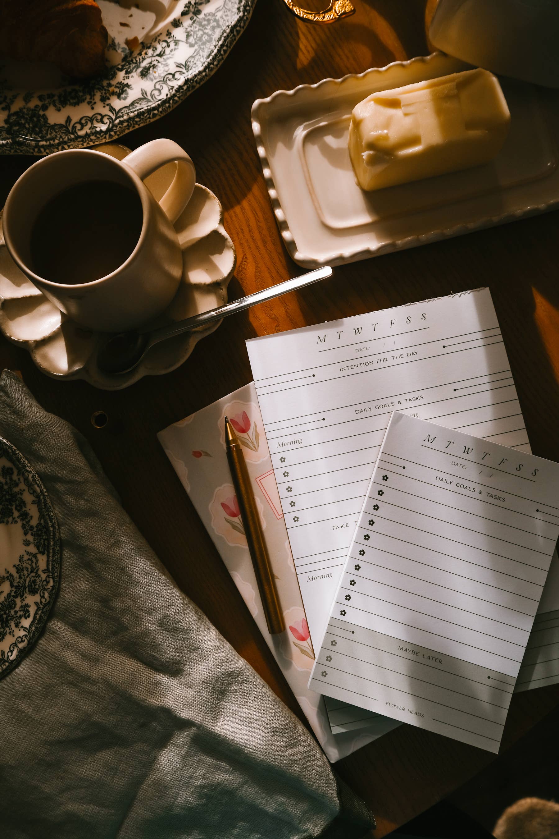 Flower Heads - Wholesale Notepad - Petite Daily Notepad | Pocket Checklist | Daily Goals1