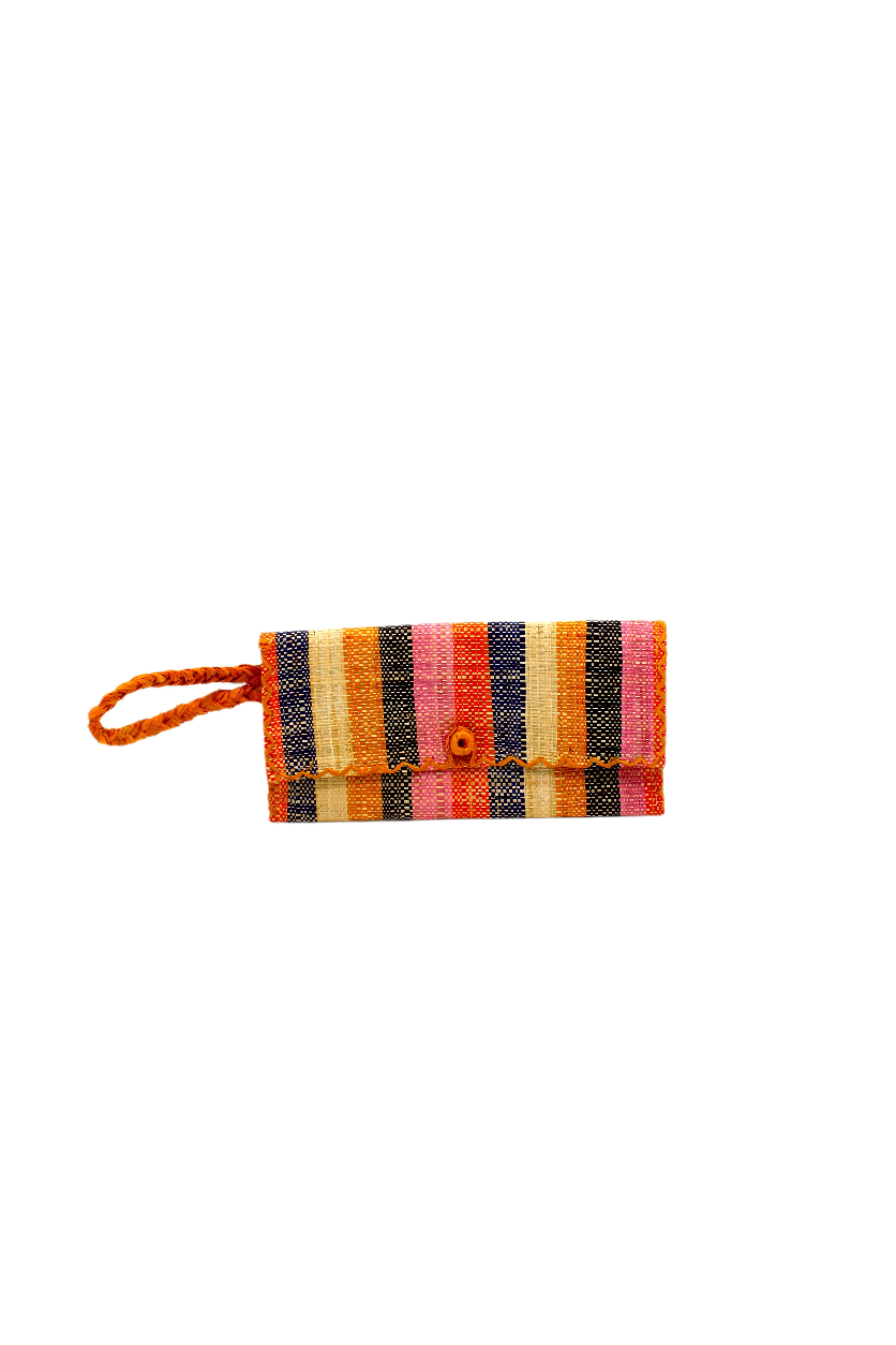 Shebobo – wholesale Clutch bag – women's – ChiChi Straw Envelope Clutch Purse Wristlet Bag15