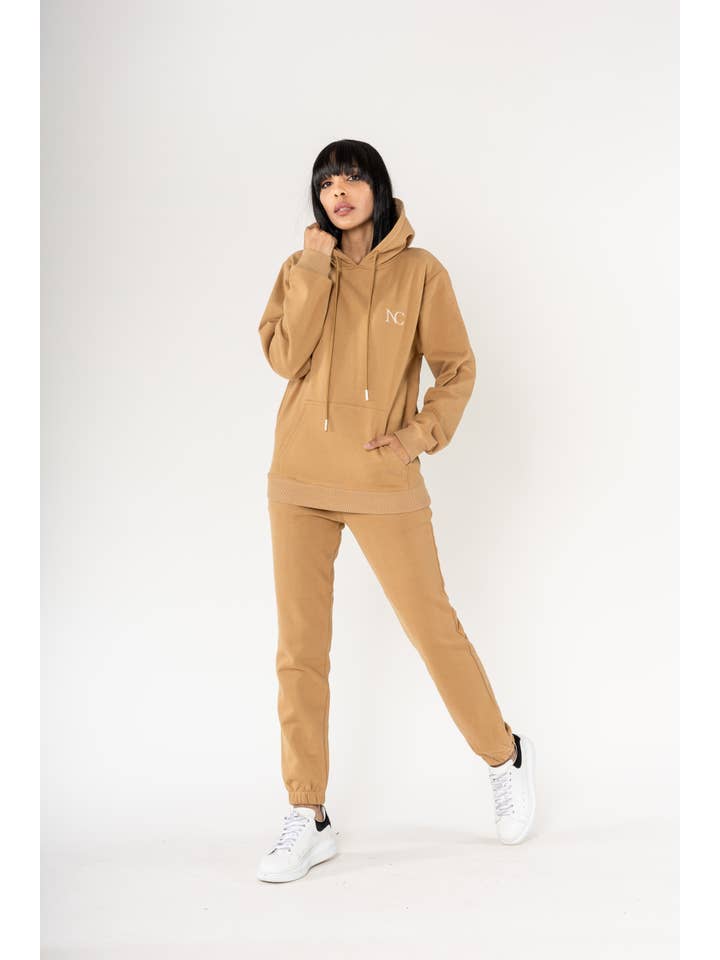 Nina Carter - Wholesale Activewear Set - Women's - Nina Carter Jogging Set with Hood + Tight Socks F020+F0214