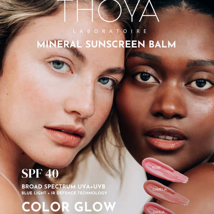 Thoya Laboratoire - Wholesale Sunscreen - Mineral Sunscreen SPF 40 Superior Protection Balm Color Glow5