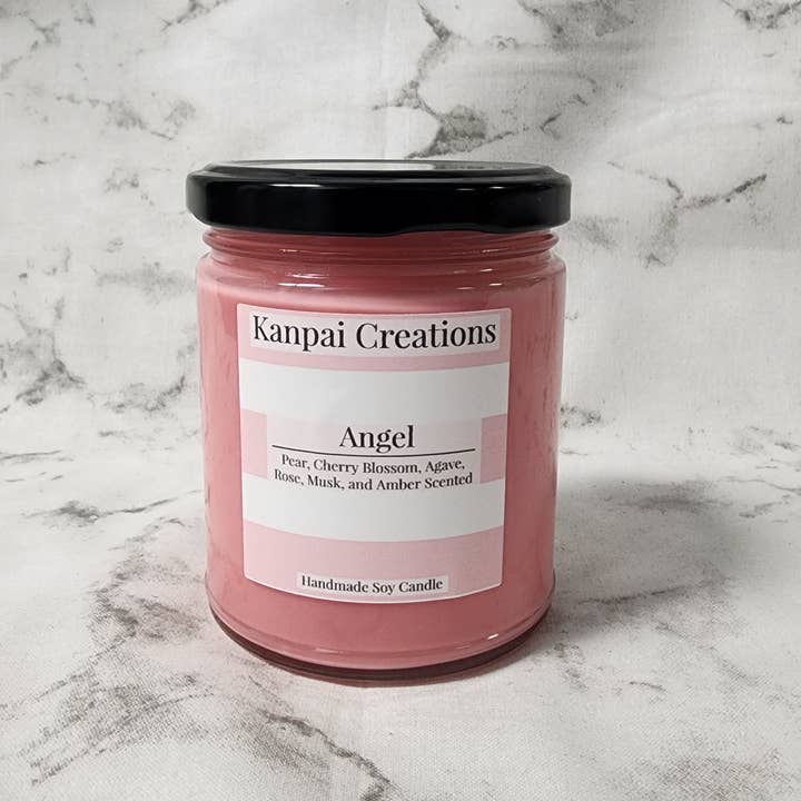 Kanpai Creations – wholesale Burkljus – Ängel, päron, blomma, ros, mysk, bärnsten doftljus