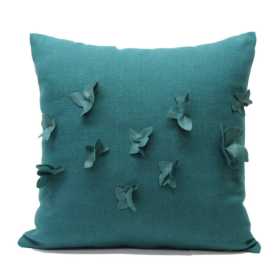 Giardino Segreto - Wholesale Throw/Decorative Pillow - JASMINE pure linen cushion2