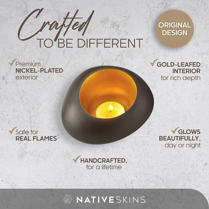 NativeSkins - Wholesale Candle holder - Glow Stones Tea Light Candle Holders7