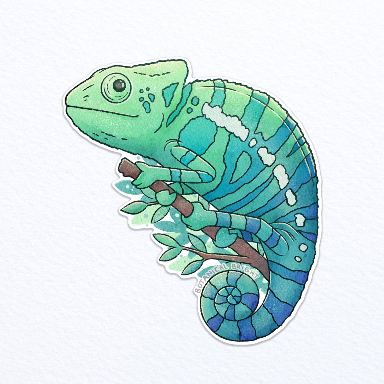 Botanical Bright - Wholesale Sticker - Chameleon Waterproof Vinyl Sticker