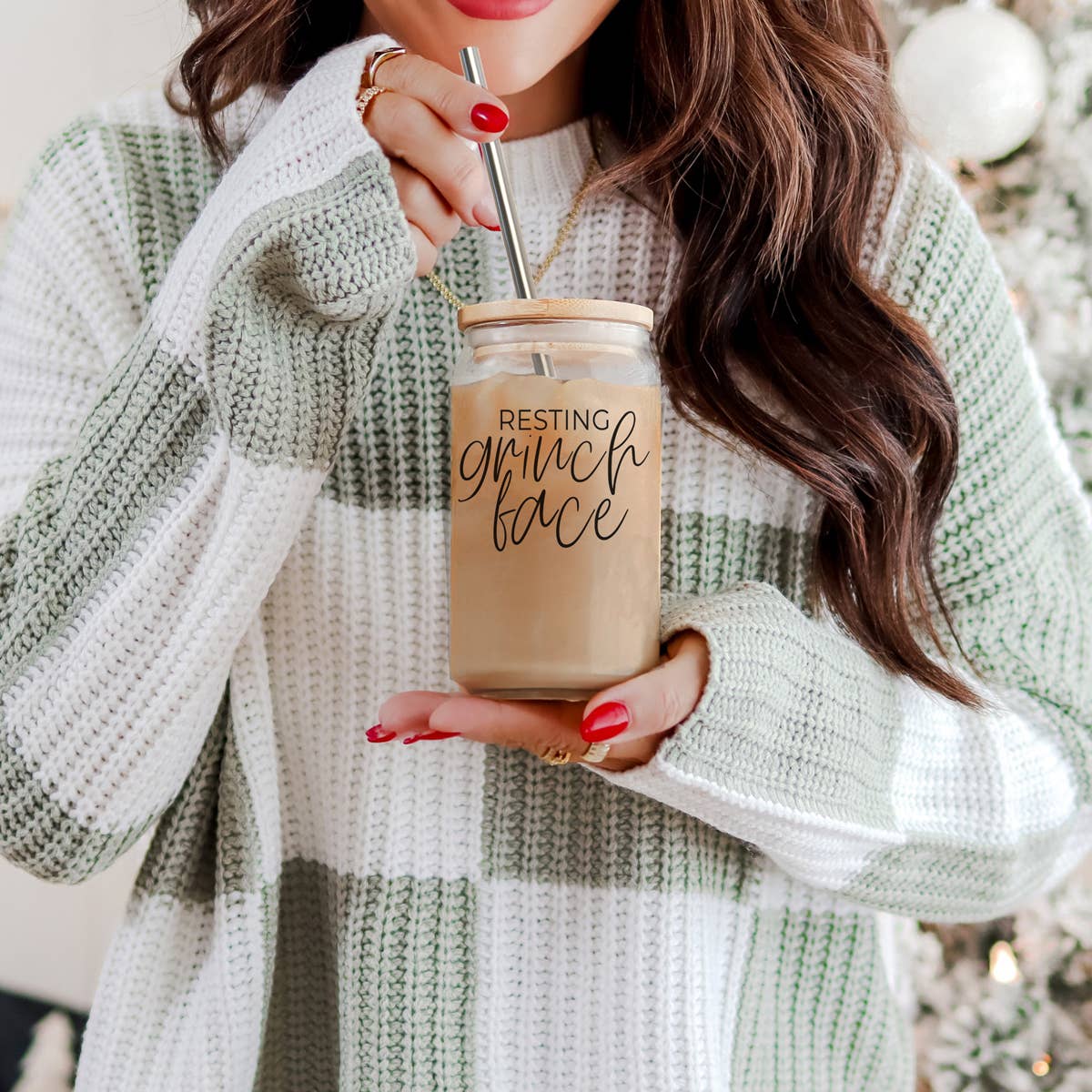 Gia Roma – Großhandel Trinkglas/Tasse – Inspirierende Weihnachtsgeschenke, Glasbecher-Set, Believe1