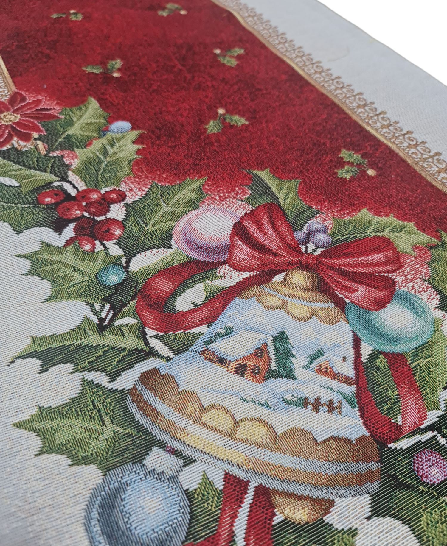 Lunaria Lab – wholesale Table runner – Christmas runner Campanella in Gobelin1