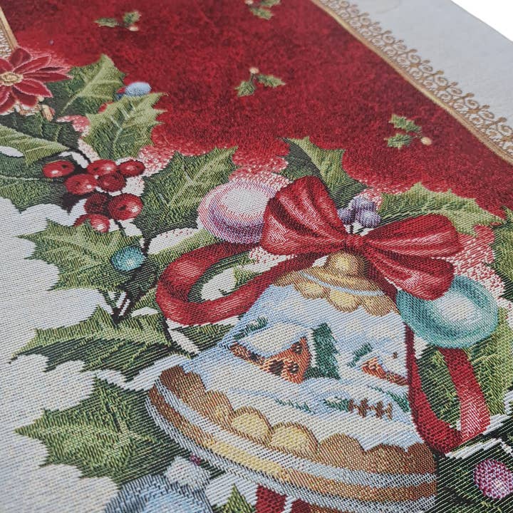 Lunaria Lab - Wholesale Table Runner - Christmas runner Campanella in Gobelin1