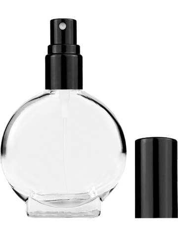 Best Bottles - Wholesale Perfume/Eau de Toilette - Clear Circle Glass Bottle - 15ml (Multiple Spray Colors)3