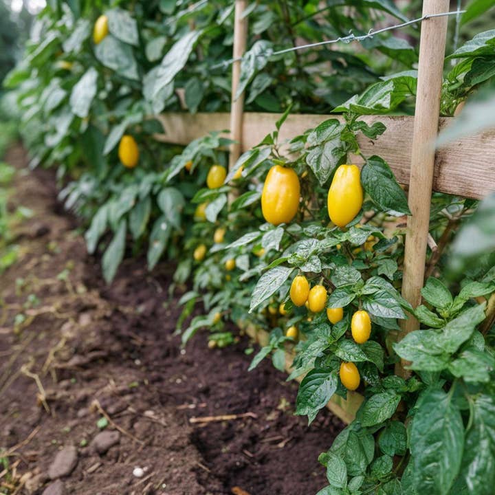 Oasis of Life - Wholesale Live Plant - Pepino Melon – 3 Plants – Solanum Muricatum 'Pepino Gold' – Height 25-40cm – ⌀9cm – Exotic fruit plant with sweet, edible fruits – Vitamin-rich fruit plant for garden, balcony & greenhouse7