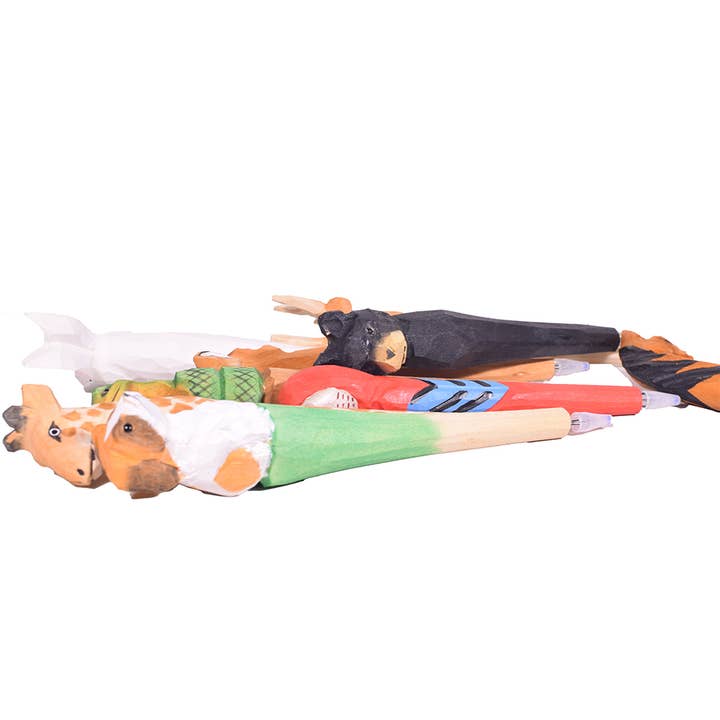 giftland - Wholesale Pencil - Wooden Animals Design Pen1