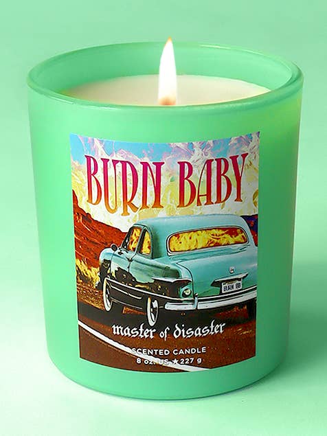 Burn Baby - Bougie Core 8oz pour la vente par Master of Disaster