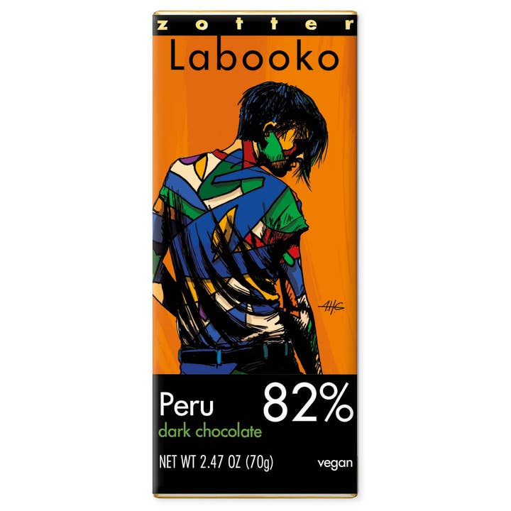 Zotter Chocolates - Wholesale Chocolate Bar - 82% Peru Criollo Blend (Labooko)