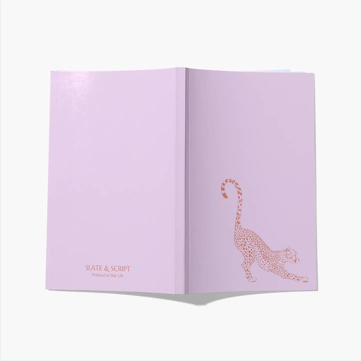 Slate and Script 'Botanical Leopard' A5 Action Pad 80 pages for wholesale by Slate and Script