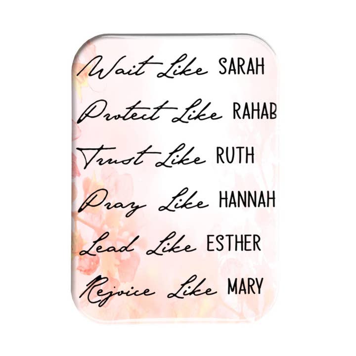 "Women of the Bible Floral" - 2.5" X 3.5" Rectangle Fridge Magnets for wholesale by Airstrike