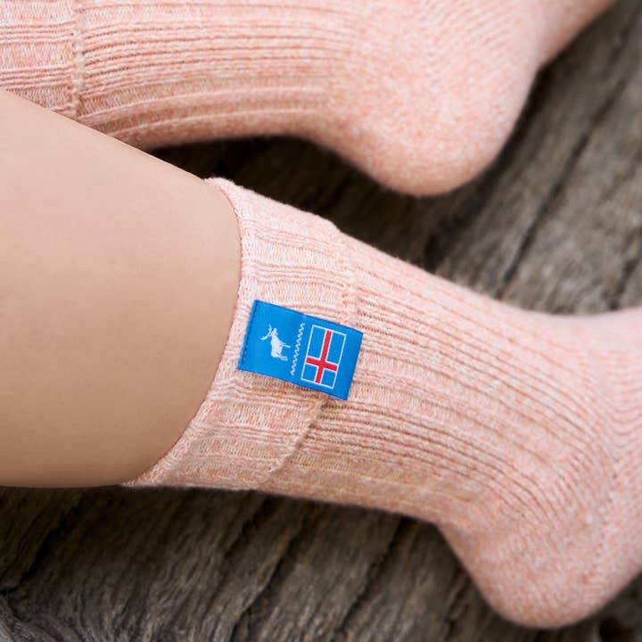 The Nordic Sock Company – Engroshandel Strømper - Unisex – Islandske Saga Sokker - Atlantic Salmon2