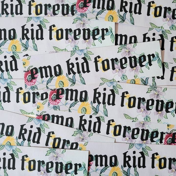 Emo Kid Forever Aufkleber für den Großhandel von Confetti Moon