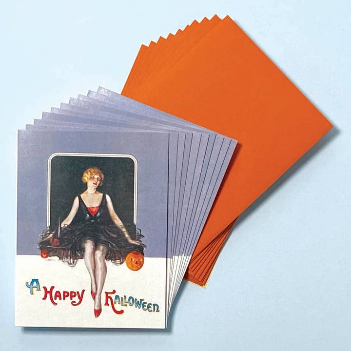 Feitiço Sentada - Cartões de Halloween por atacado de Laughing Elephant