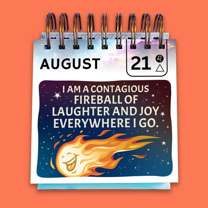 Rage Create - Wholesale Calendar - Sweet-Ass Affirmations Desktop Calendar 2025 & Beyond4