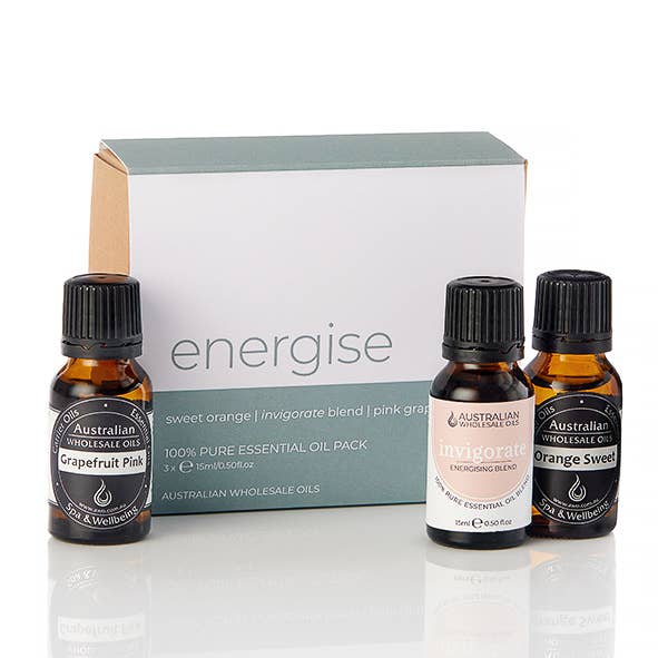 Australian Wholesale Oils - Wholesale Essential oil - Essential Oil Pack - Energise1