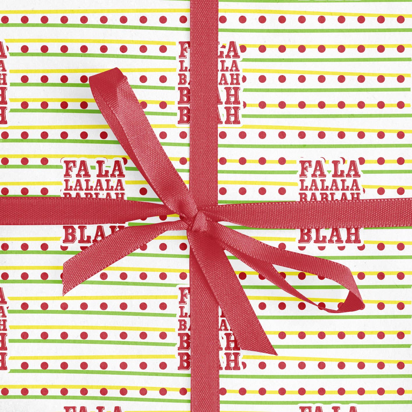 Tiramisu Paperie - Wholesale Flat Wrap - Fa-la-la Wrapping Paper2