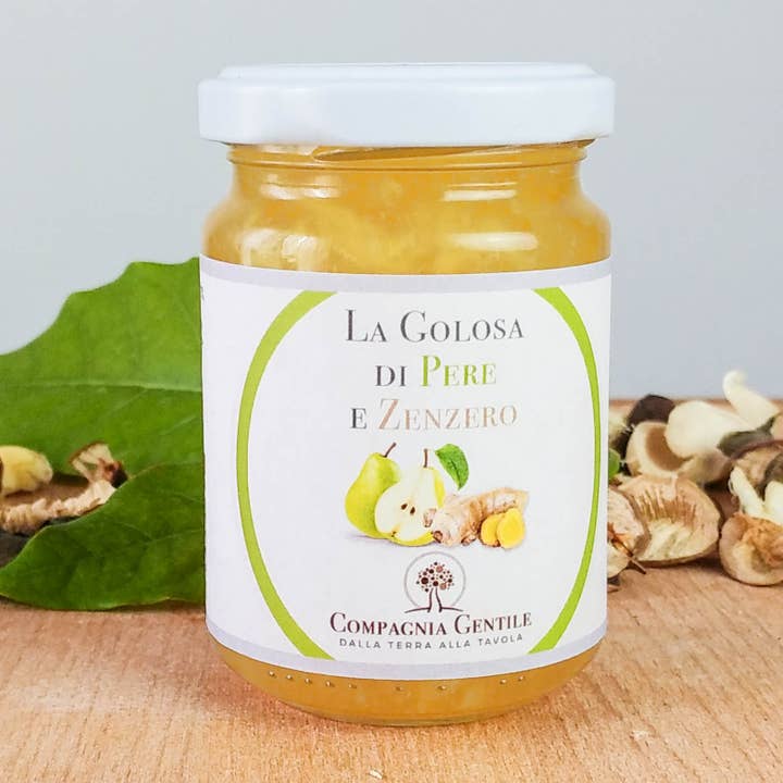 PEAR AND GINGER “DELICIOUS” JAM for wholesale by Compagnia Gentile