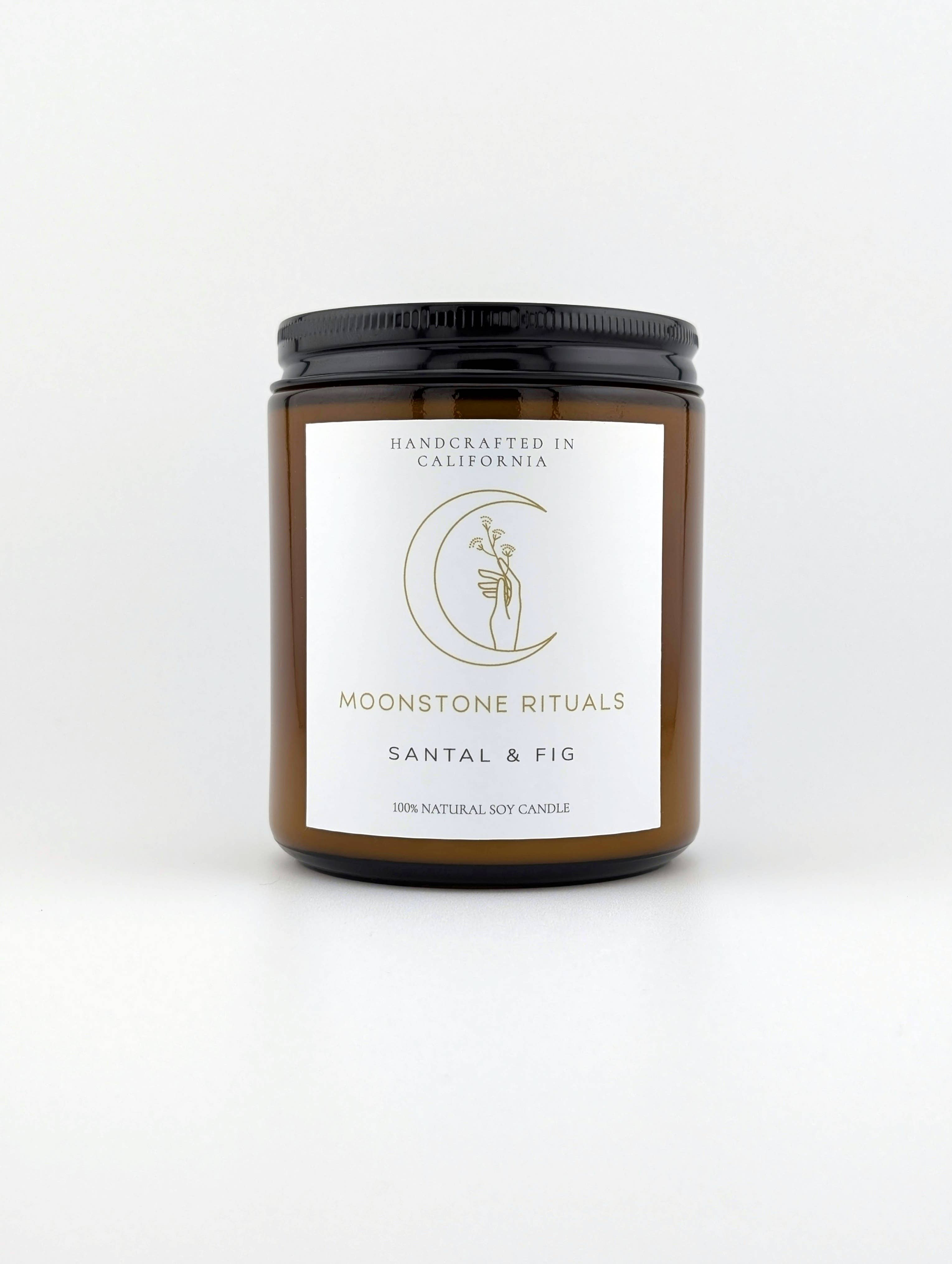 Moonstone Rituals - Wholesale Jar/Filled Candle - Santal & Fig3