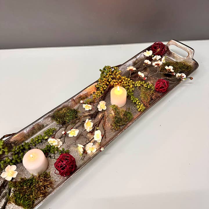 India Handicrafts Inc – Engroshandel Pyntebakke – 2-i-1 lang bakke3