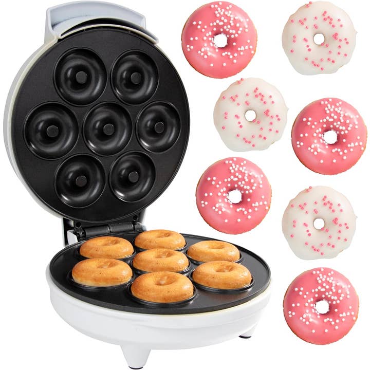 Machine à donuts électrique antiadhésive - Fait 7 donuts pour la vente par CucinaPro