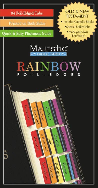 Hachette Book Group - Wholesale Display Book - Majestic Rainbow Bible Tabs0