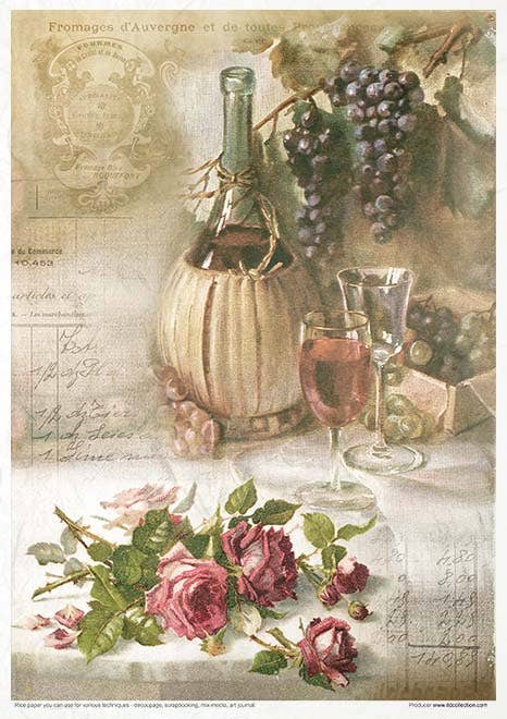 ITD Collection - Wholesale Craft Supplies - RP021 - Rice Paper Creative Set - 11pcs x A4 / 8.27x11.7 in12